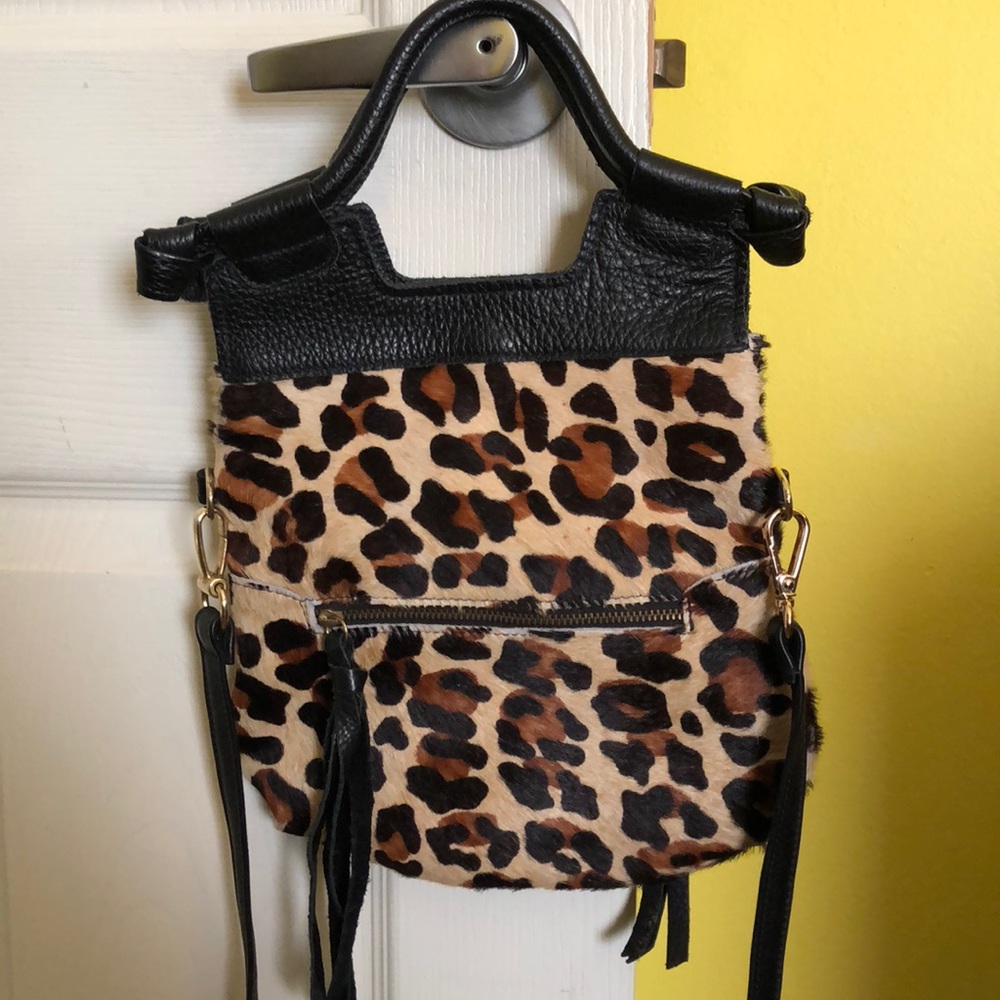 Foley + Corinna cheetah bag